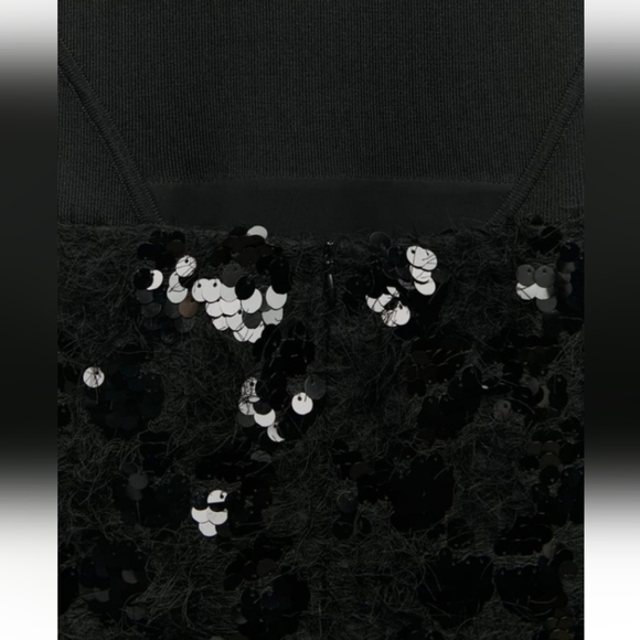 Zara Limited Edition Sequin knit halter dress - Picture 6 of 12